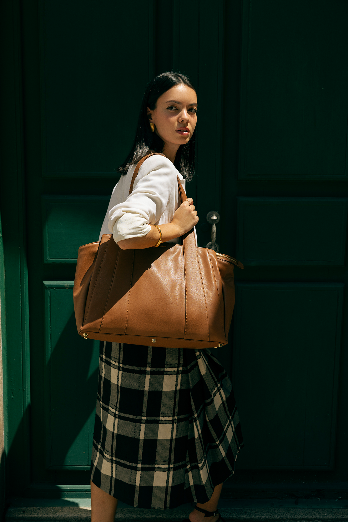 Victoria Tote Bag - Tan