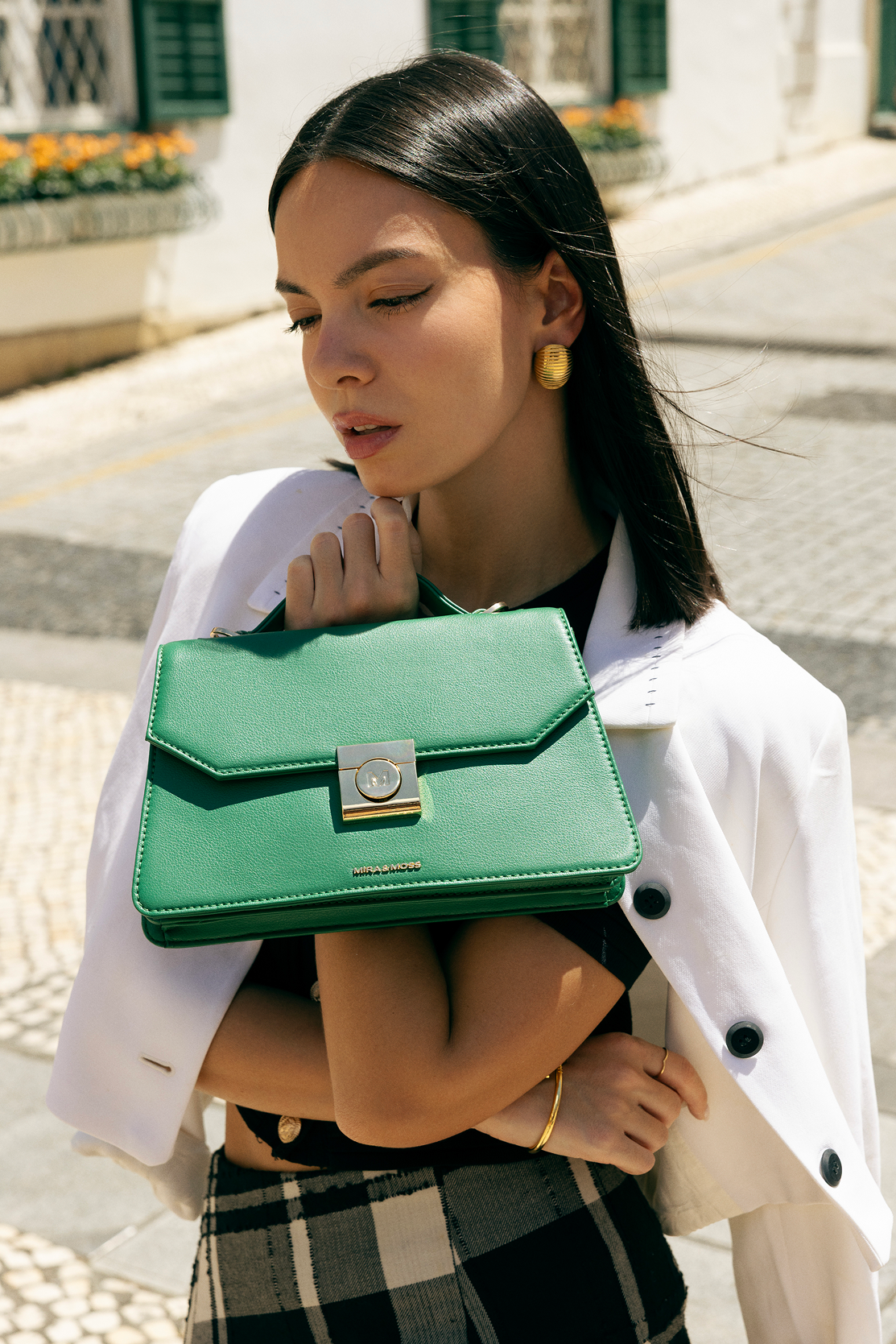 Novelle Shoulder Bagn - Malachite Green