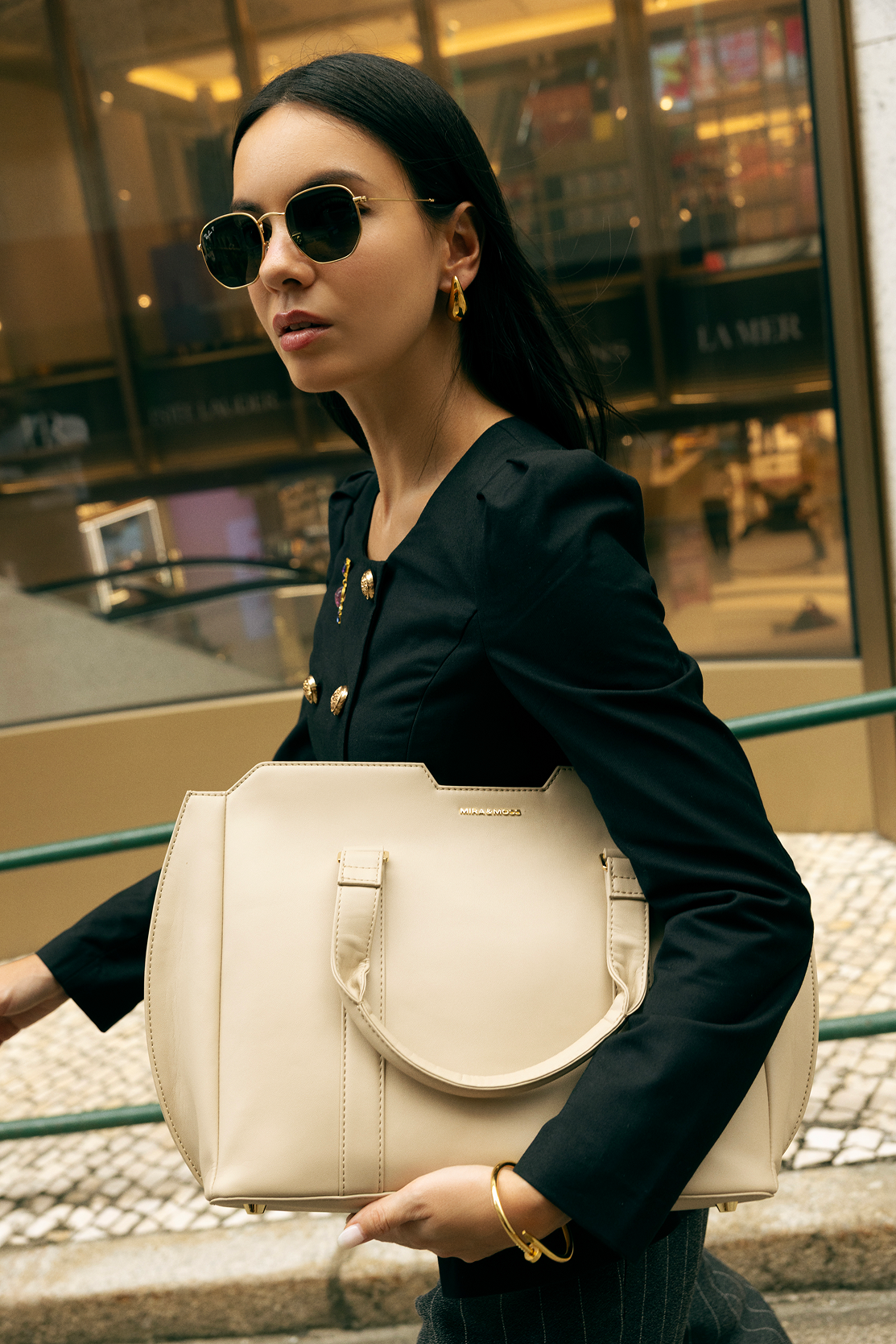 Sabine Crossbody Bag - Light Taupe