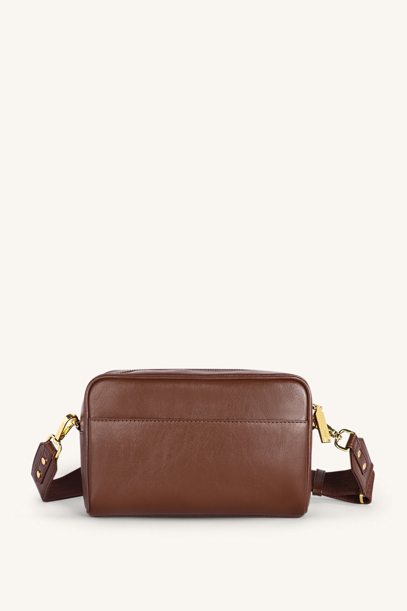 Lucienne Crossbody Bag - Shiny Chocolate Brown