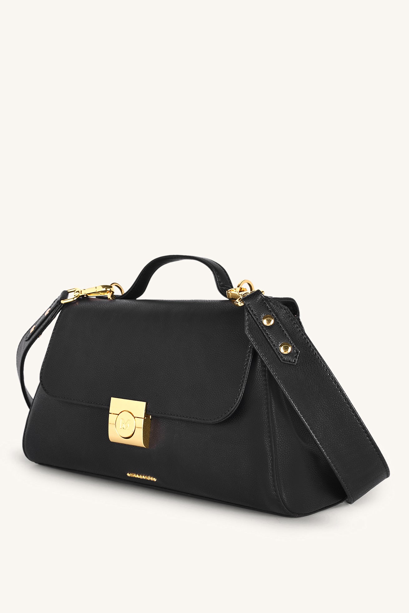 Vivienne Classic Crossbody Bag - Black