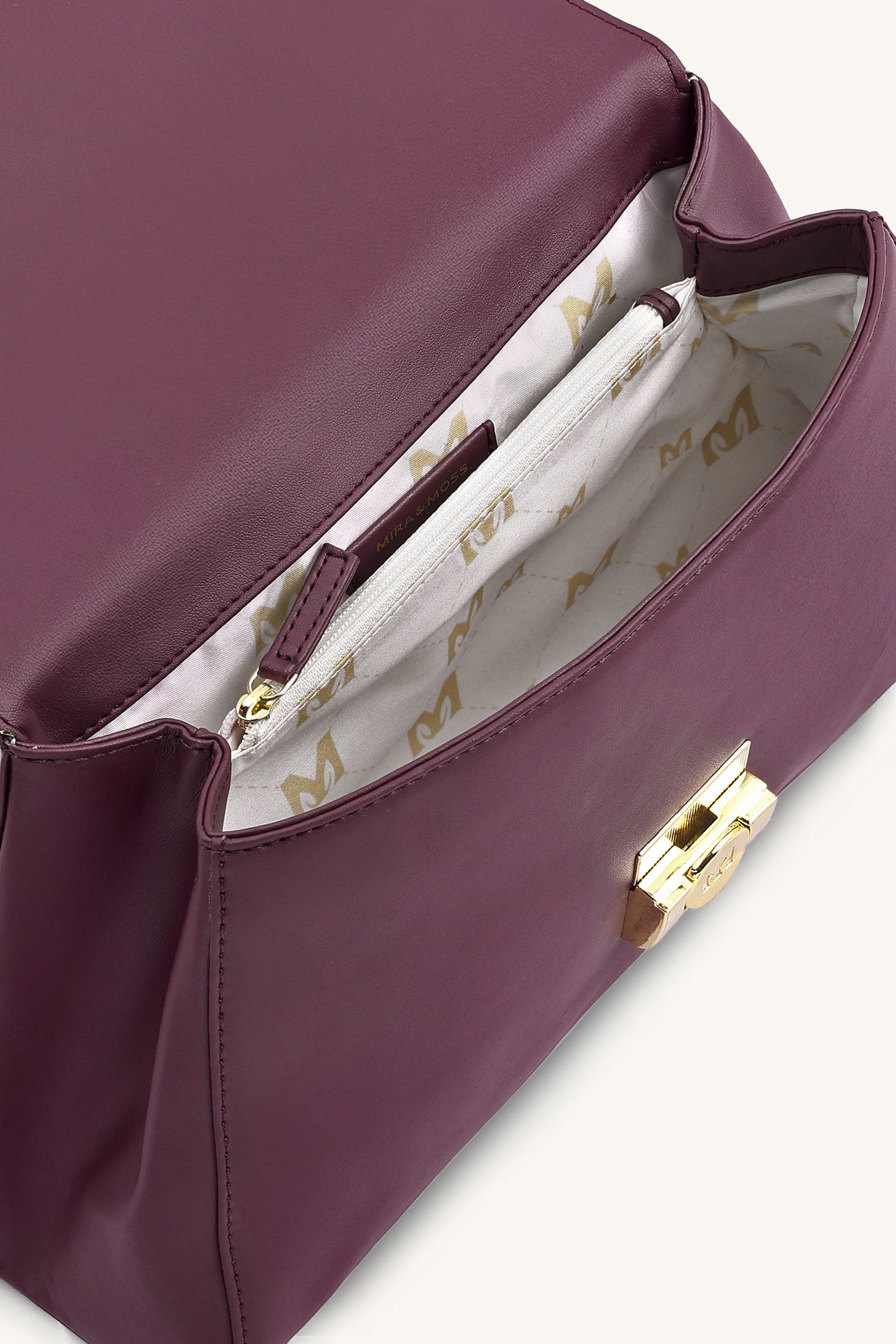Vivienne Classic Crossbody Bag - Plum