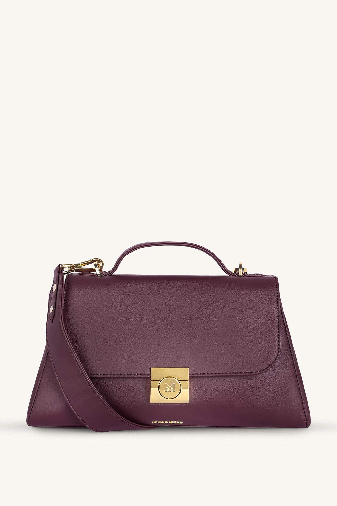 Vivienne Classic Crossbody Bag - Plum