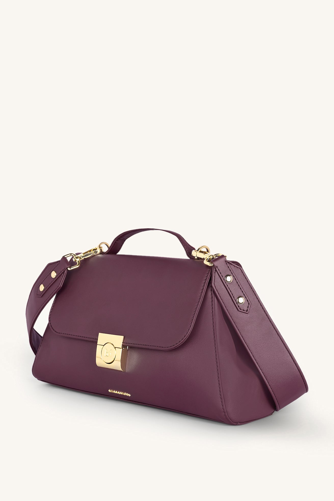 Vivienne Classic Crossbody Bag - Plum