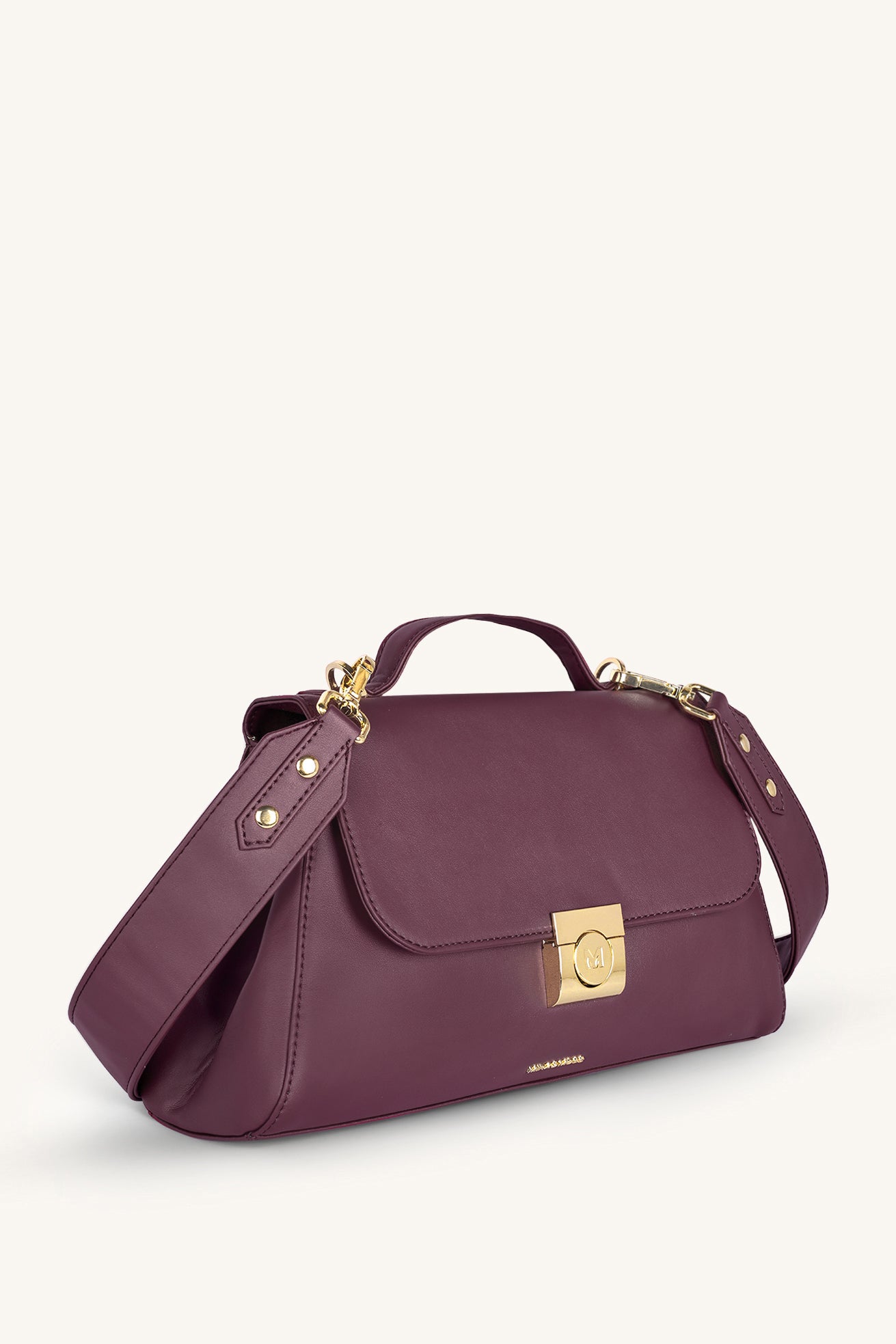 Vivienne Classic Crossbody Bag - Plum