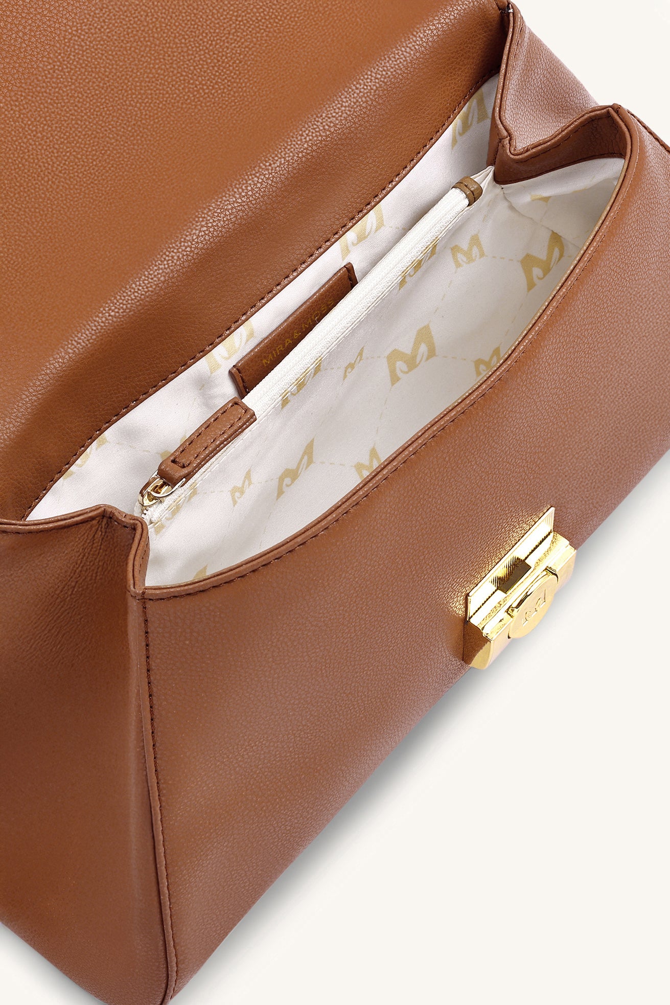 Vivienne Classic Crossbody Bag - Tan