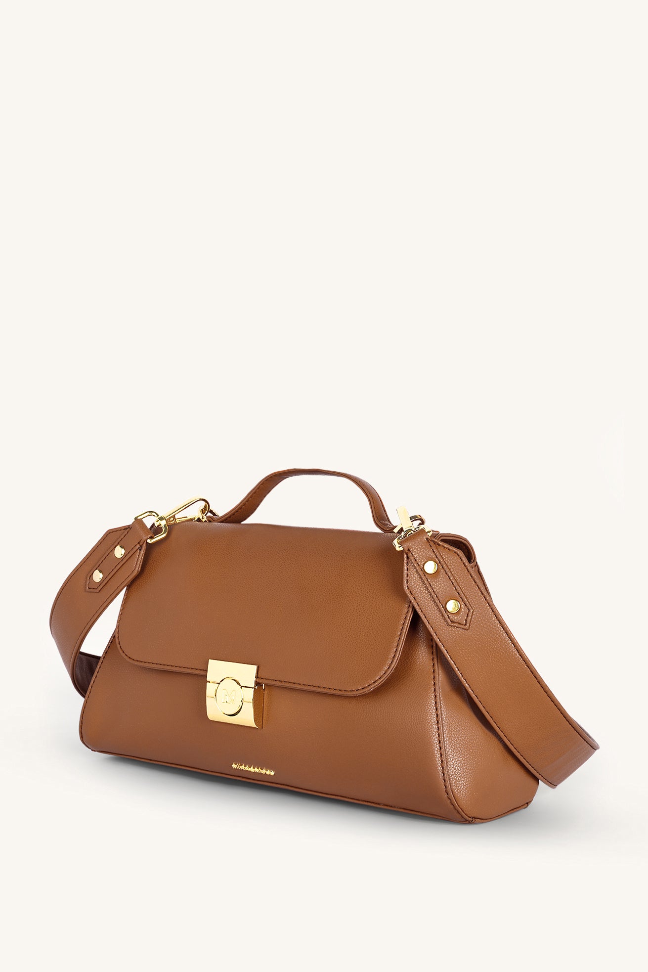 Vivienne Classic Crossbody Bag - Tan