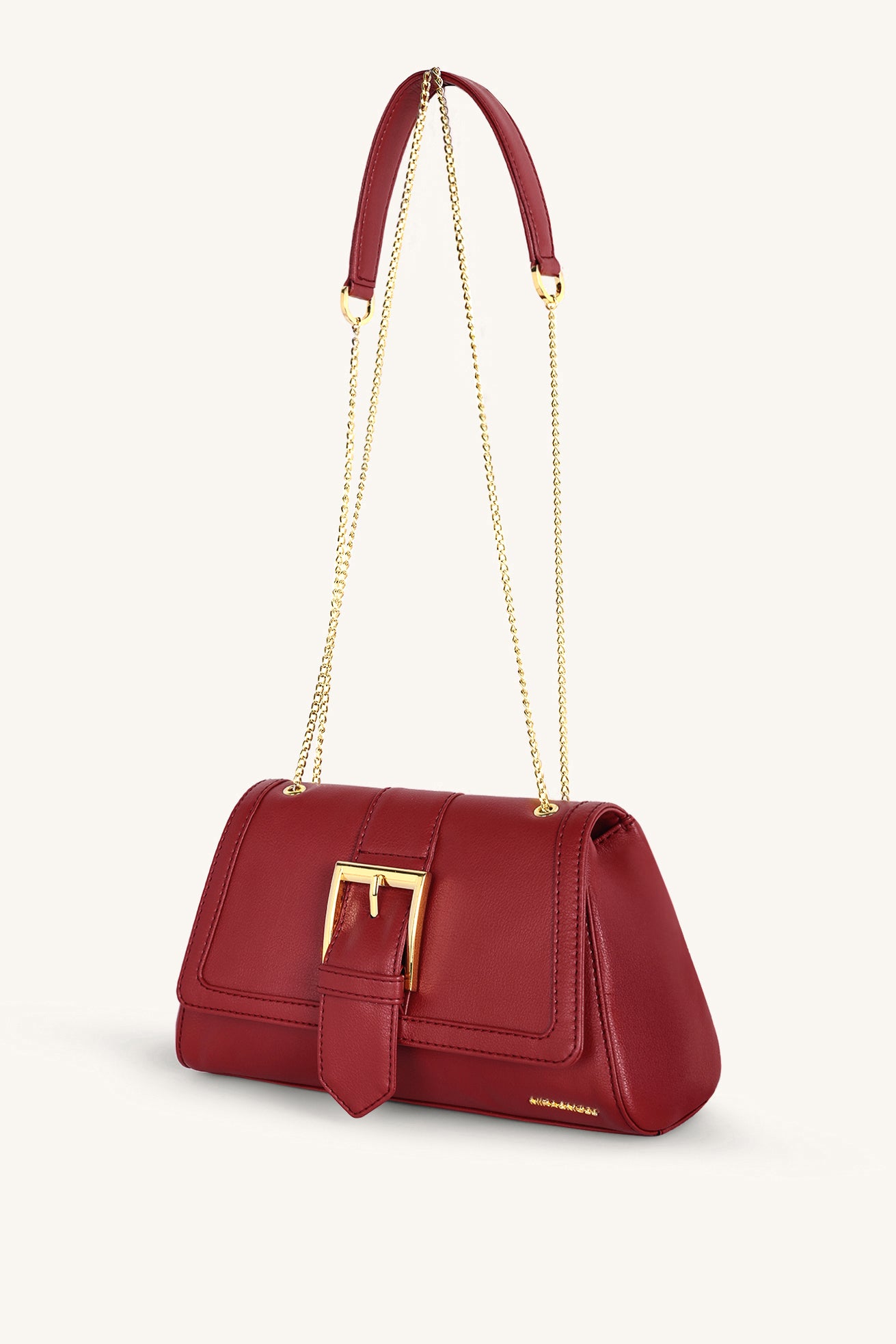 Adrienne Crossbody Bag - Garnet Red