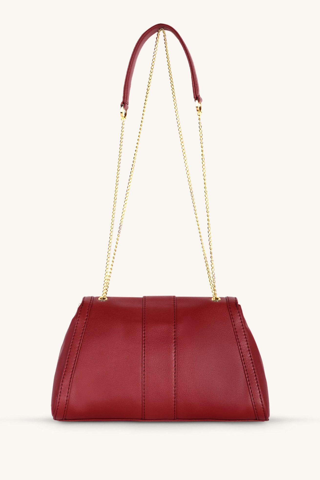 Adrienne Crossbody Bag - Garnet Red