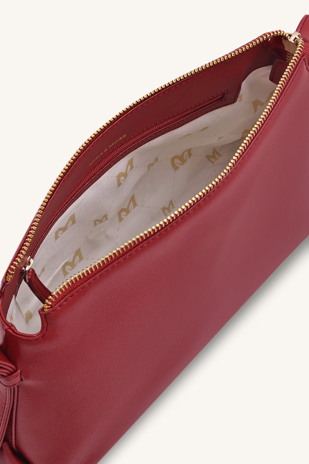 Audrey Crossbody Bag - Garnet Red