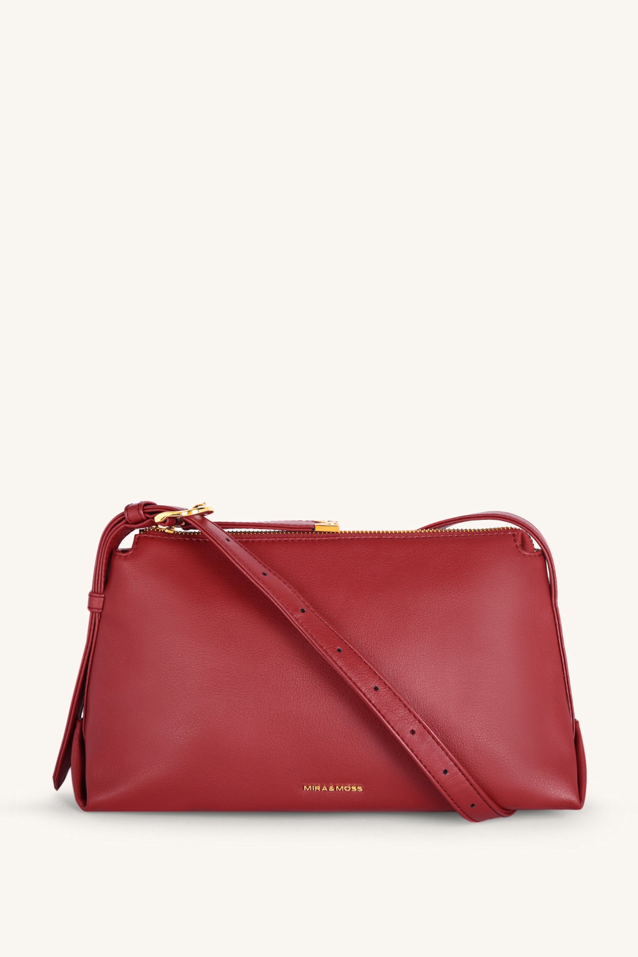 Audrey Crossbody Bag - Garnet Red