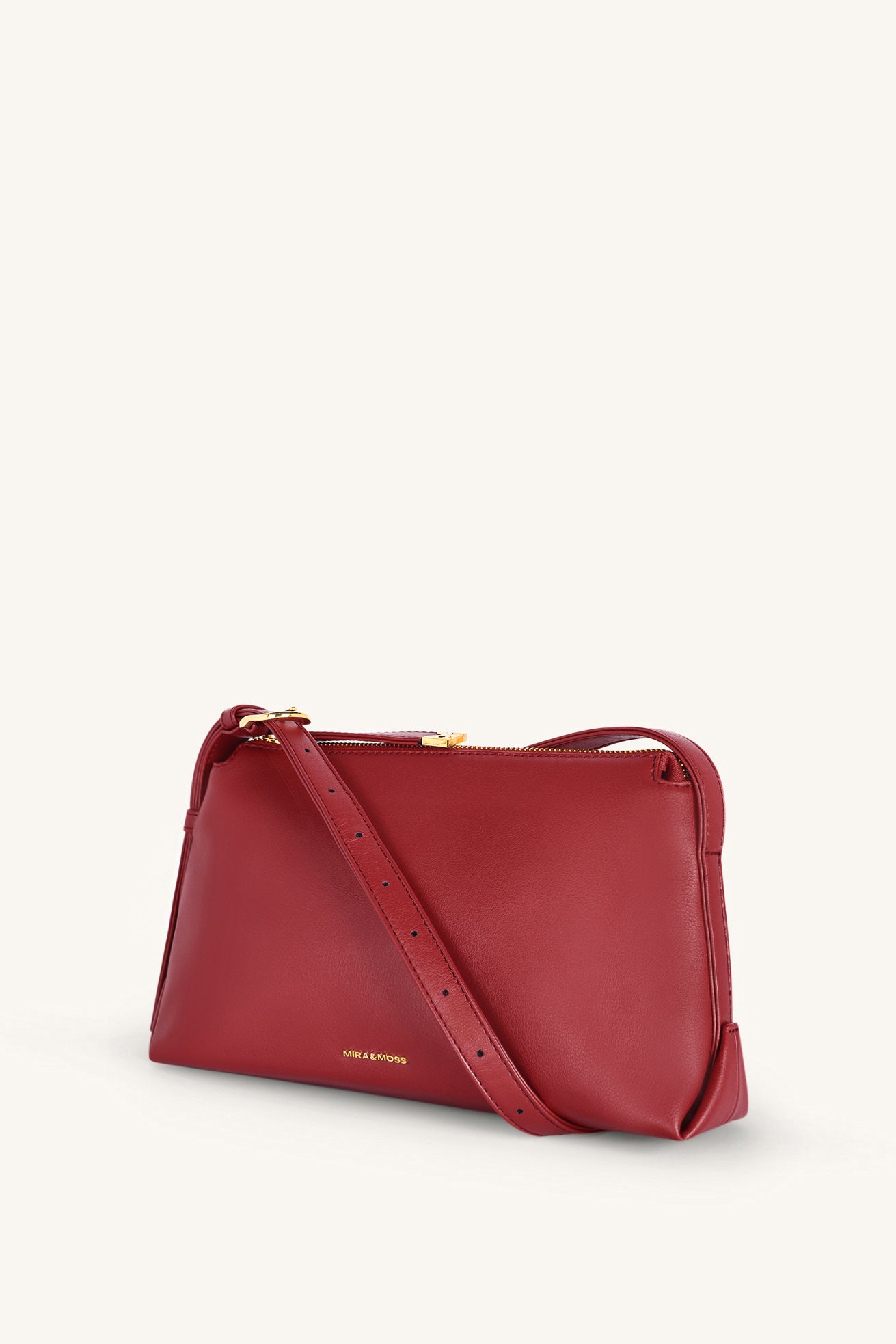 Audrey Crossbody Bag - Garnet Red