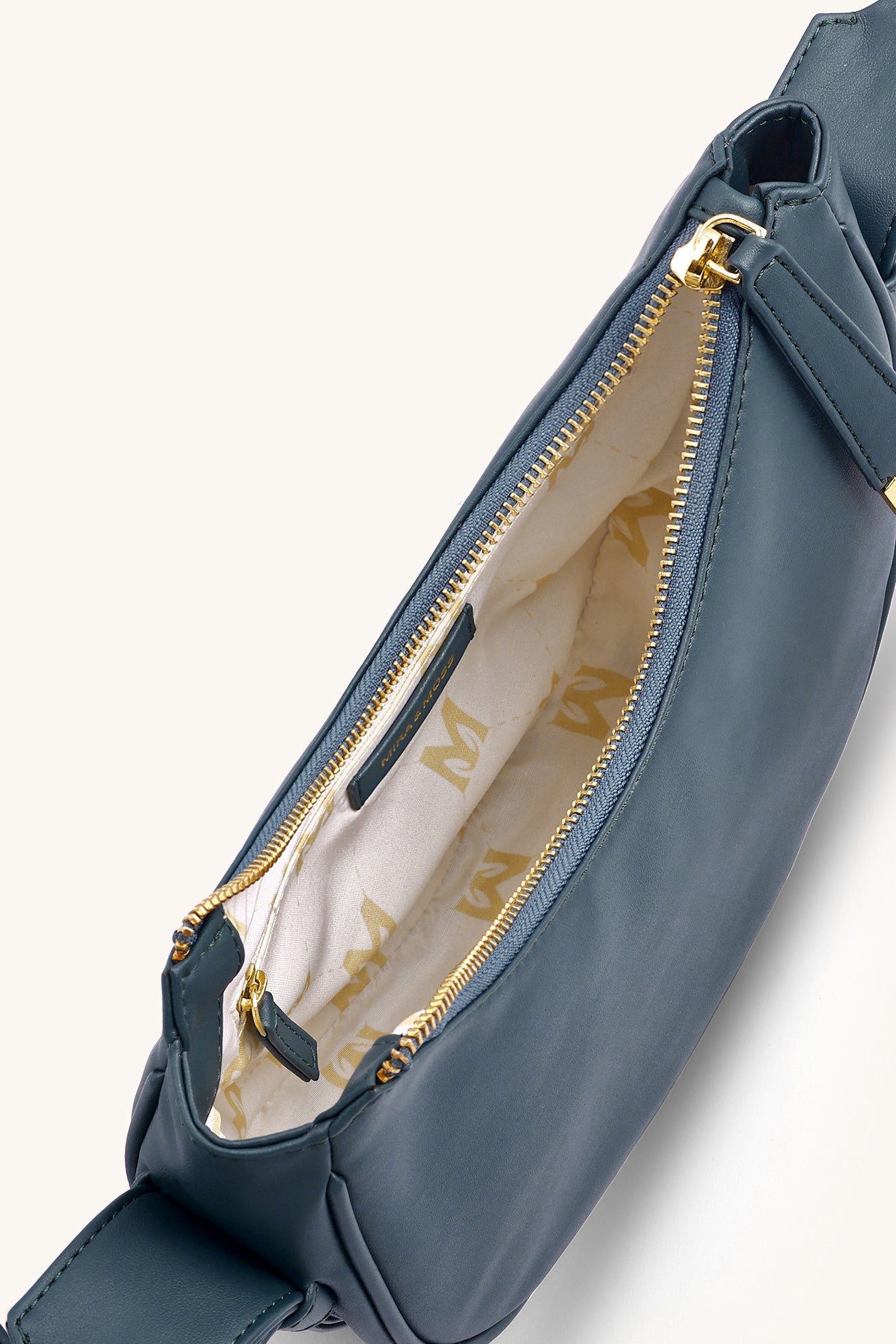 Sabine Crescent Crossbody Bag - Pine Teal