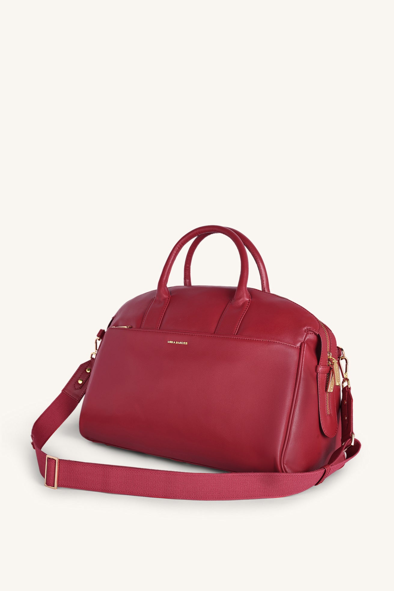 Athena Duffel - Garnet Red