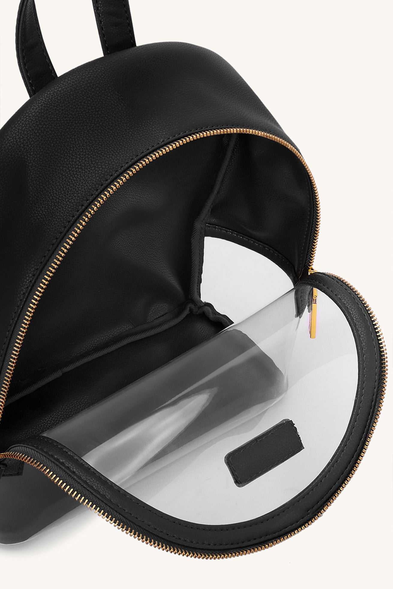 Francine Clear Backpack - Black