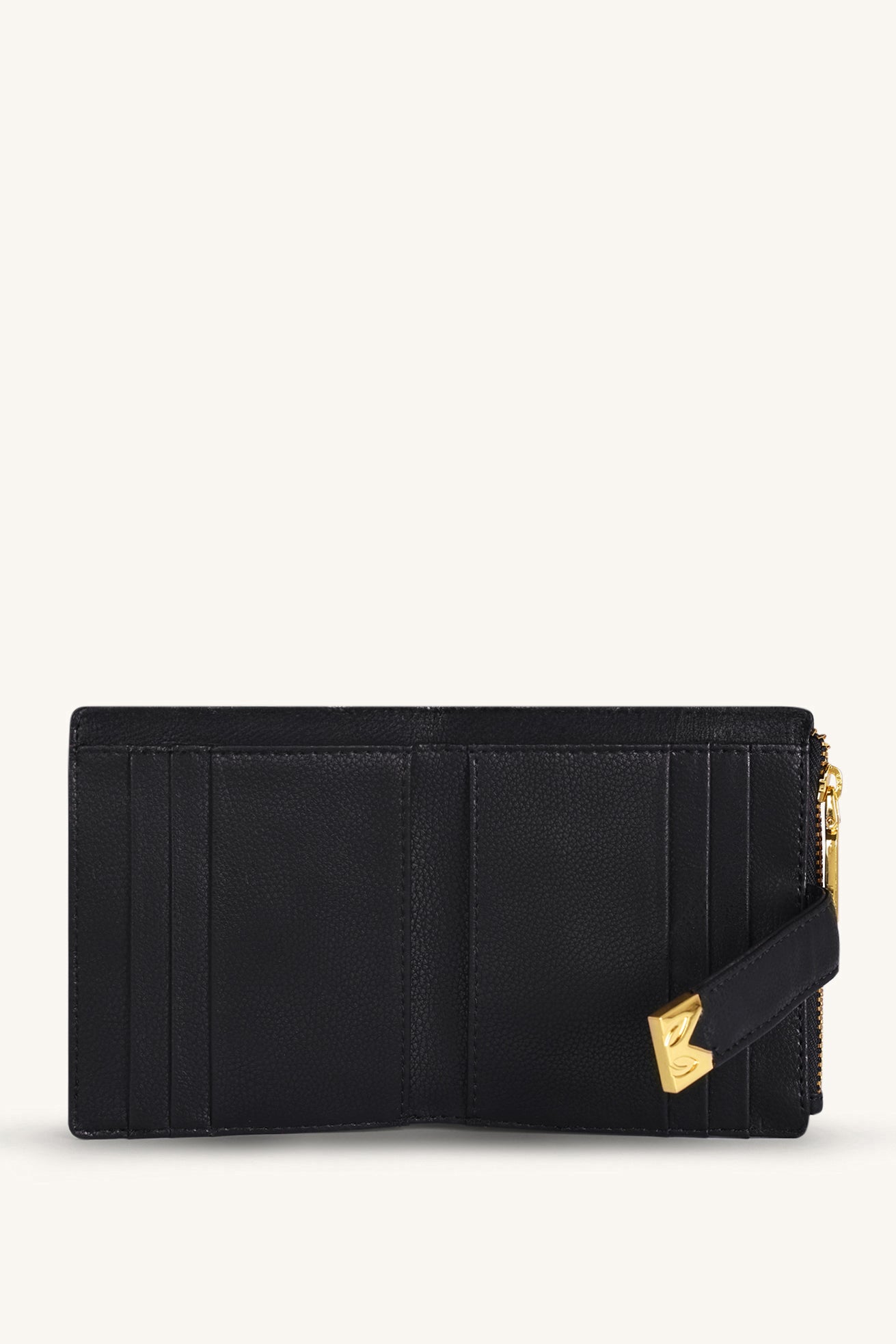 Regina Compact Wallet - Black