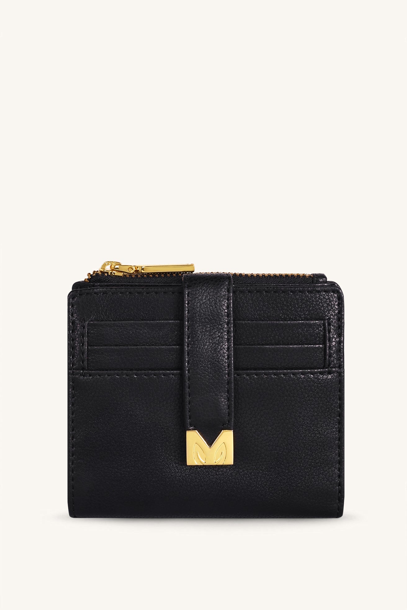Regina Compact Wallet - Black