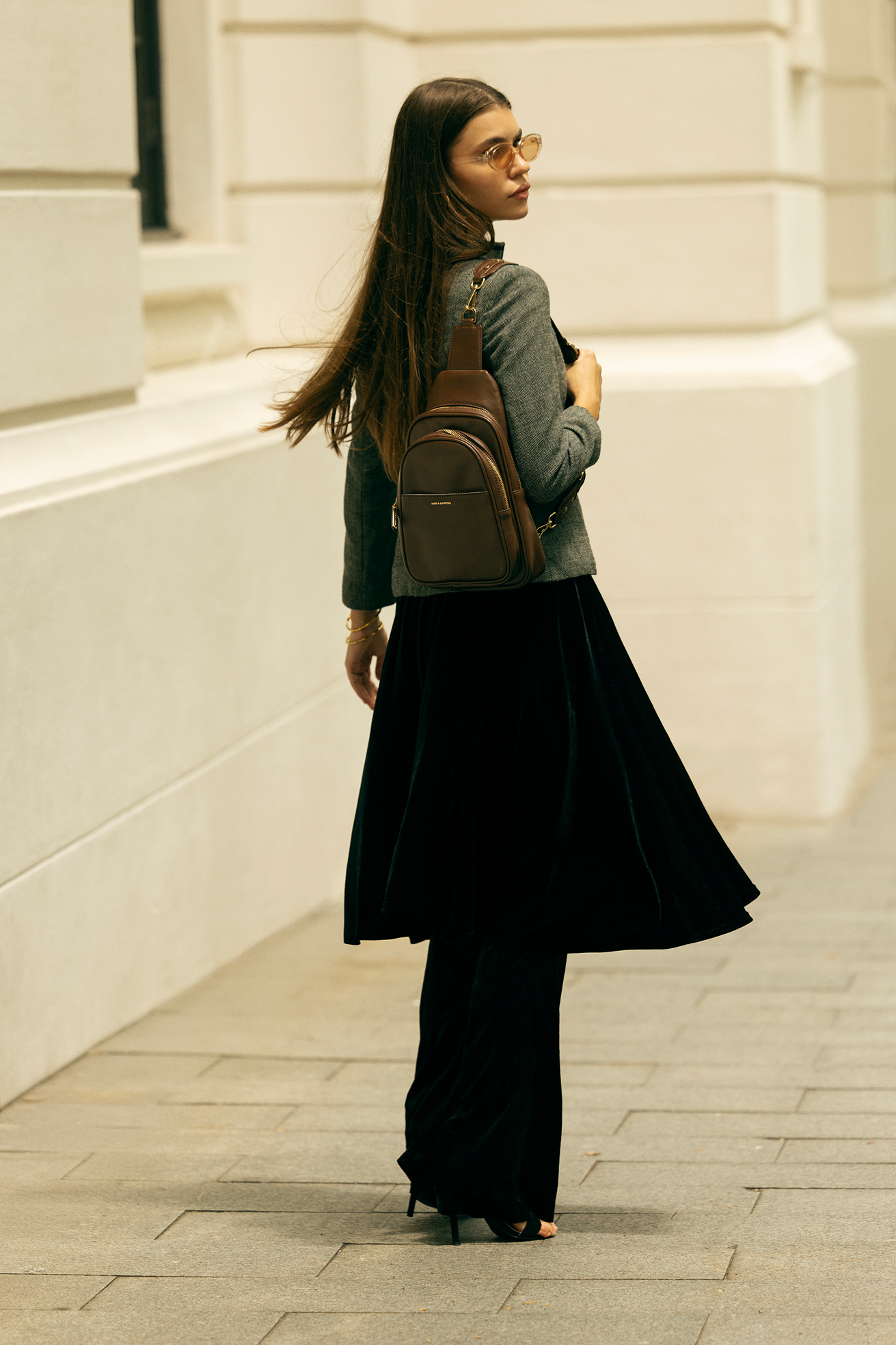 Hayley Fanny Bag - Shiny Chocolate Brown