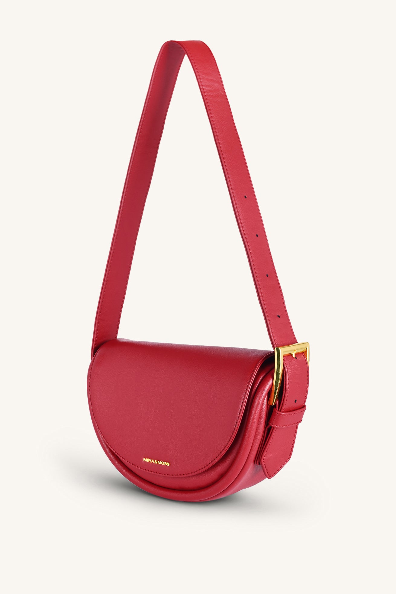 Sophia Shoulder Bag - Garnet Red