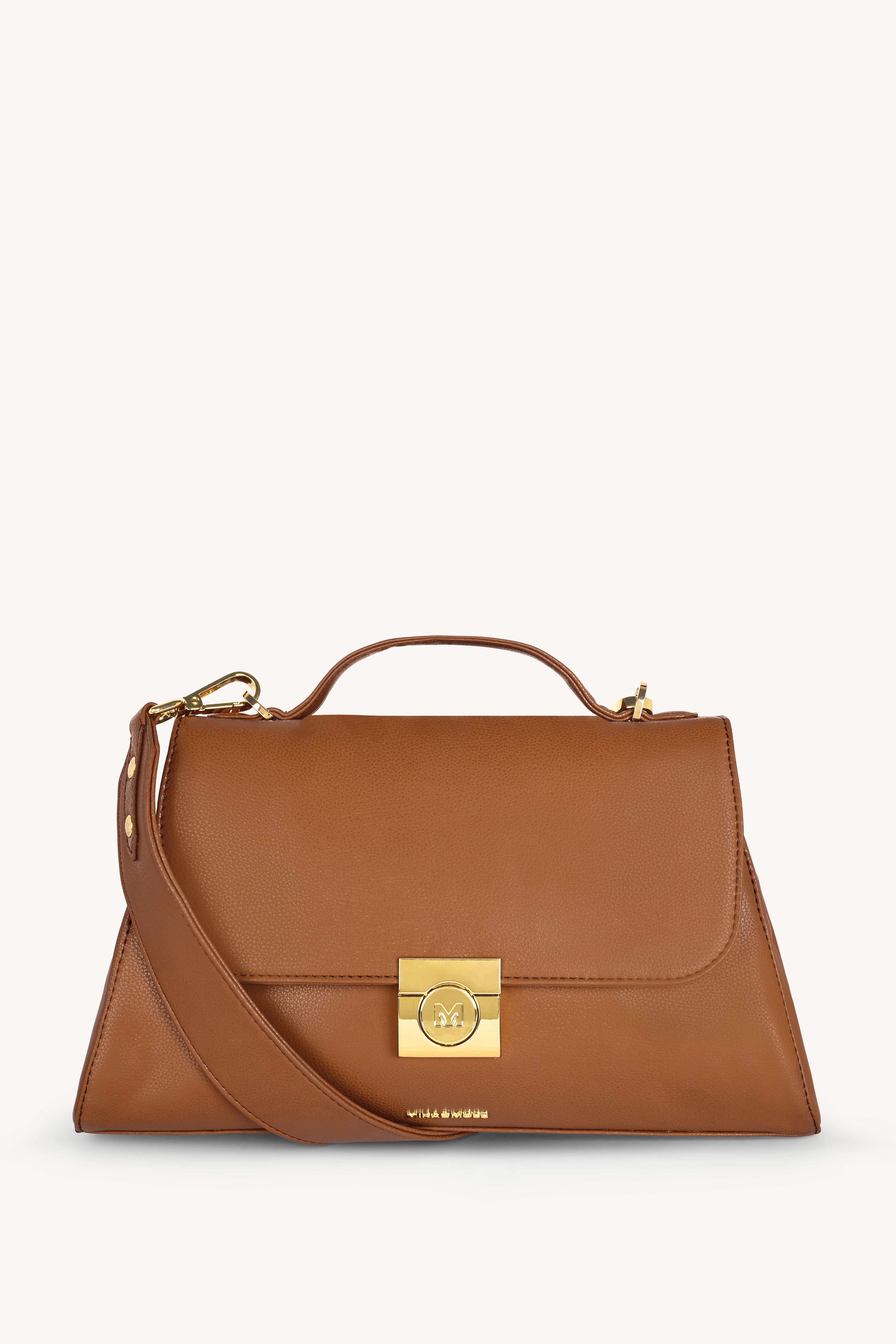 Vivienne Classic Crossbody Bag - Tan