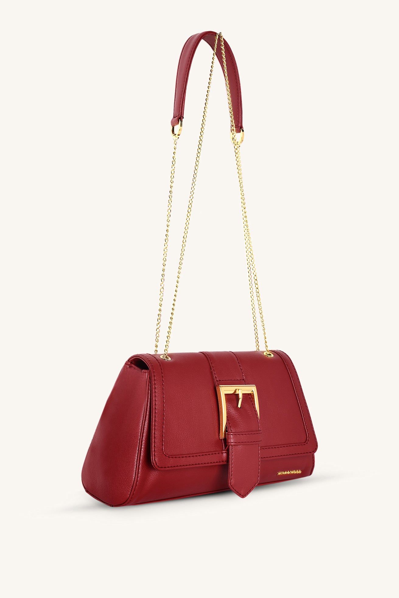 Adrienne Crossbody Bag - Garnet Red