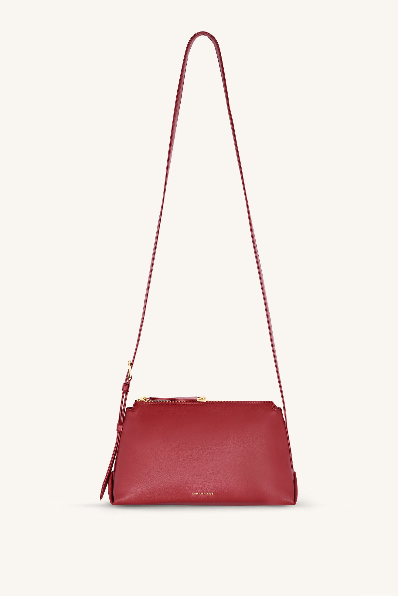 Audrey Crossbody Bag - Garnet Red