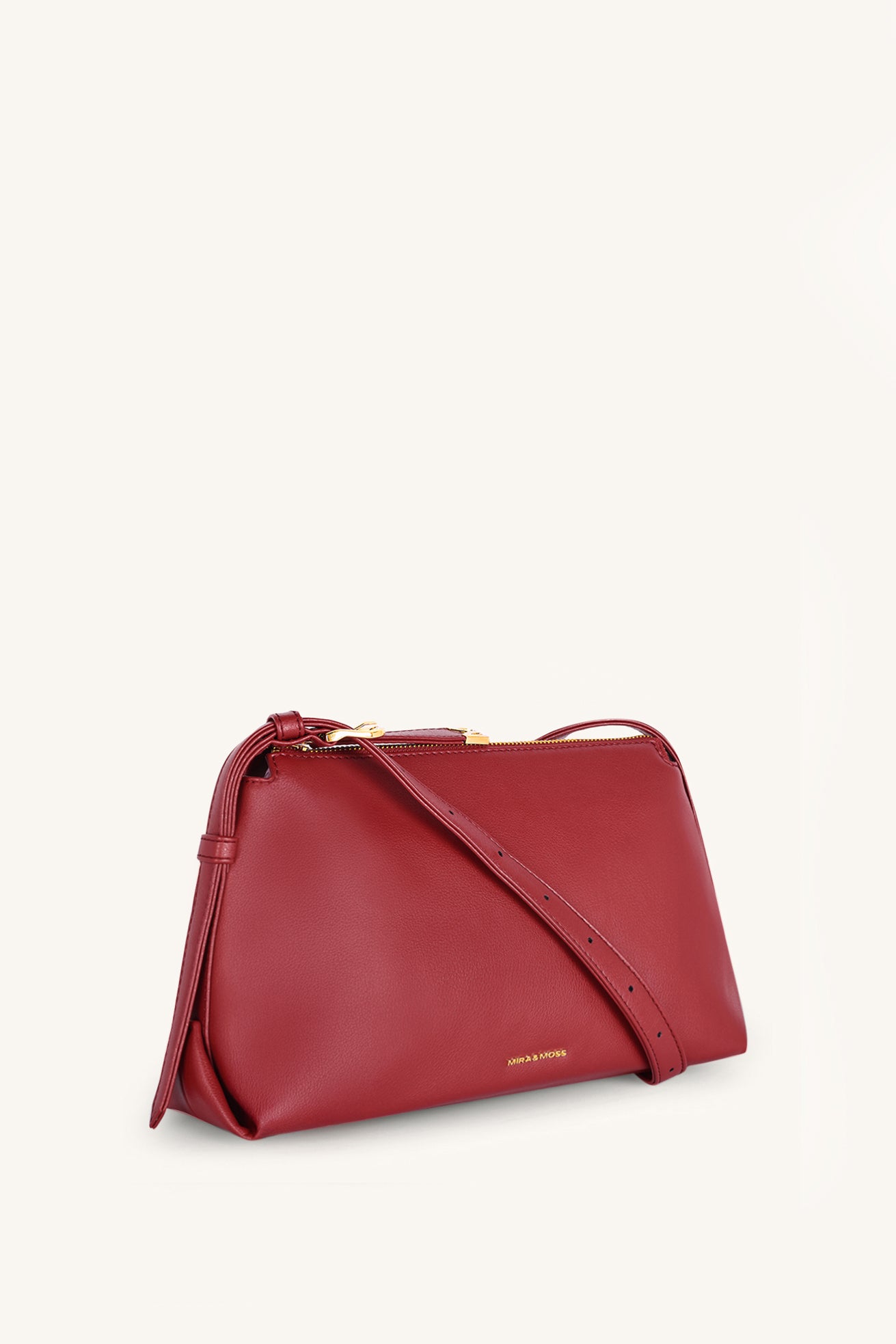 Audrey Crossbody Bag - Garnet Red