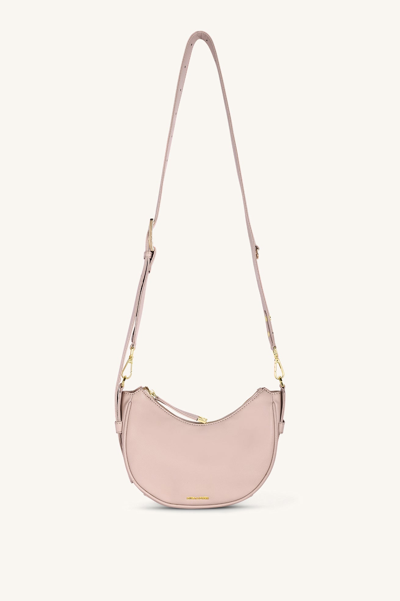 Sabine Crescent Crossbody Bag - Transcendent Pink