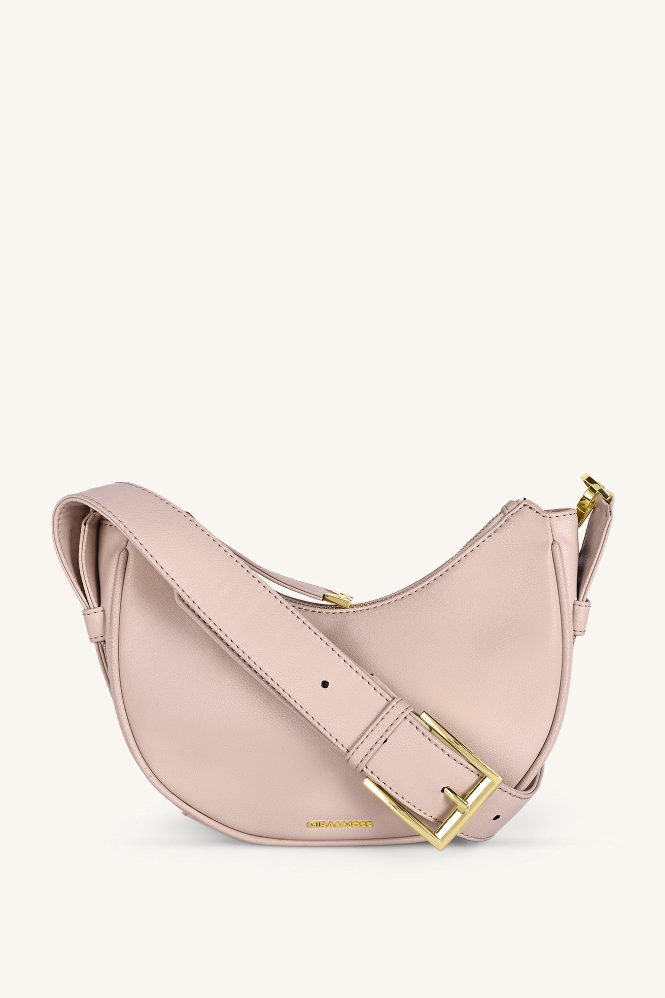 Sabine Crescent Crossbody Bag - Transcendent Pink