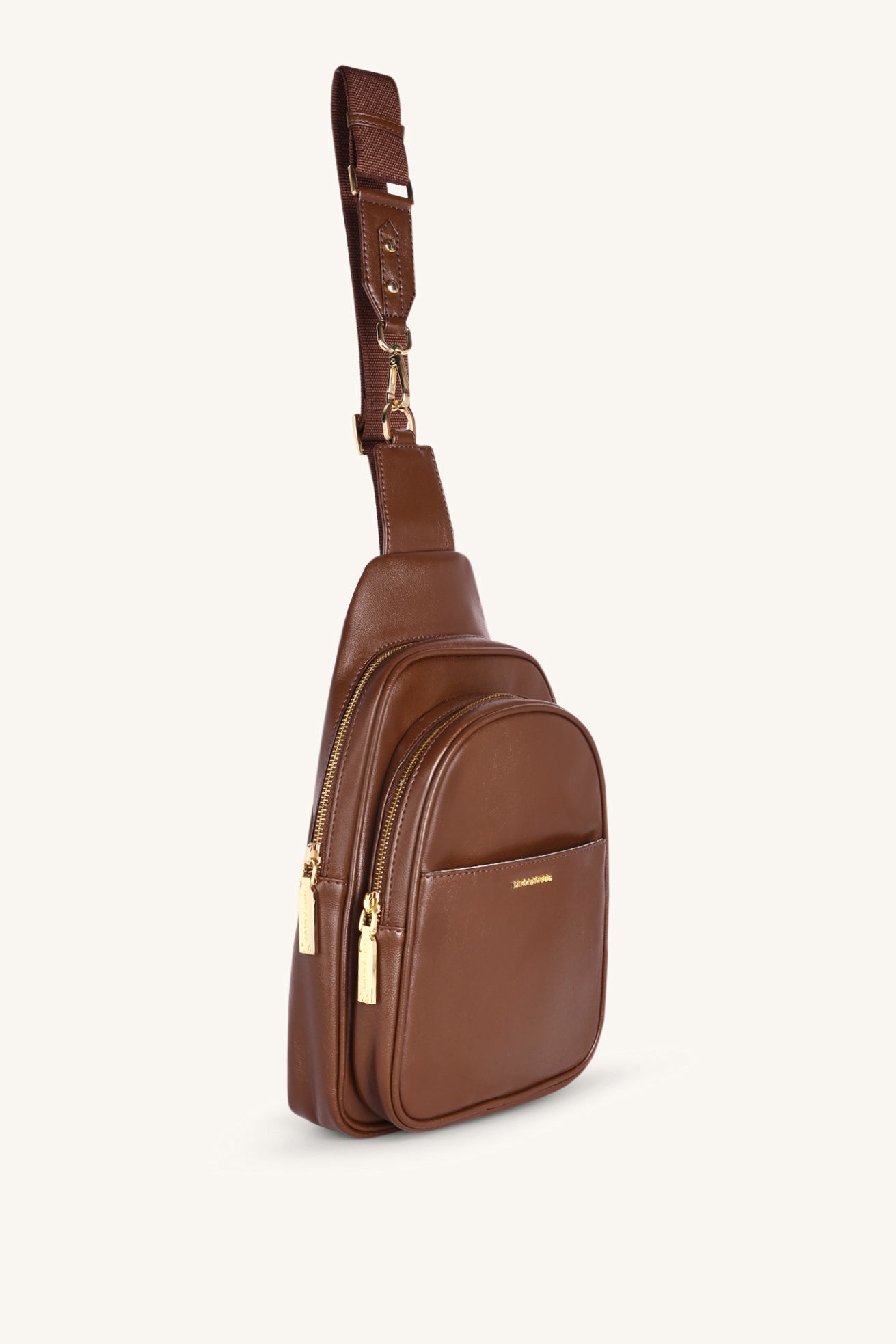 Hayley Fanny Bag - Shiny Chocolate Brown