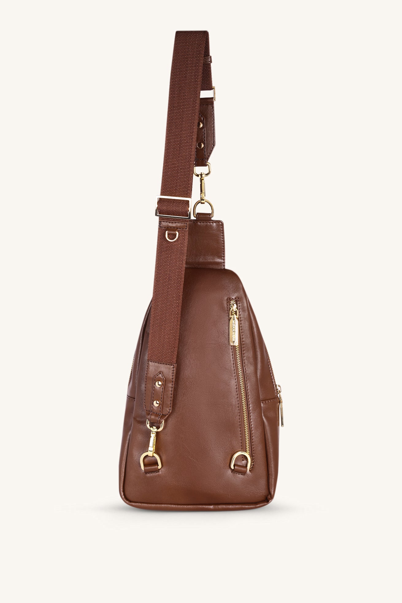 Hayley Fanny Bag - Shiny Chocolate Brown