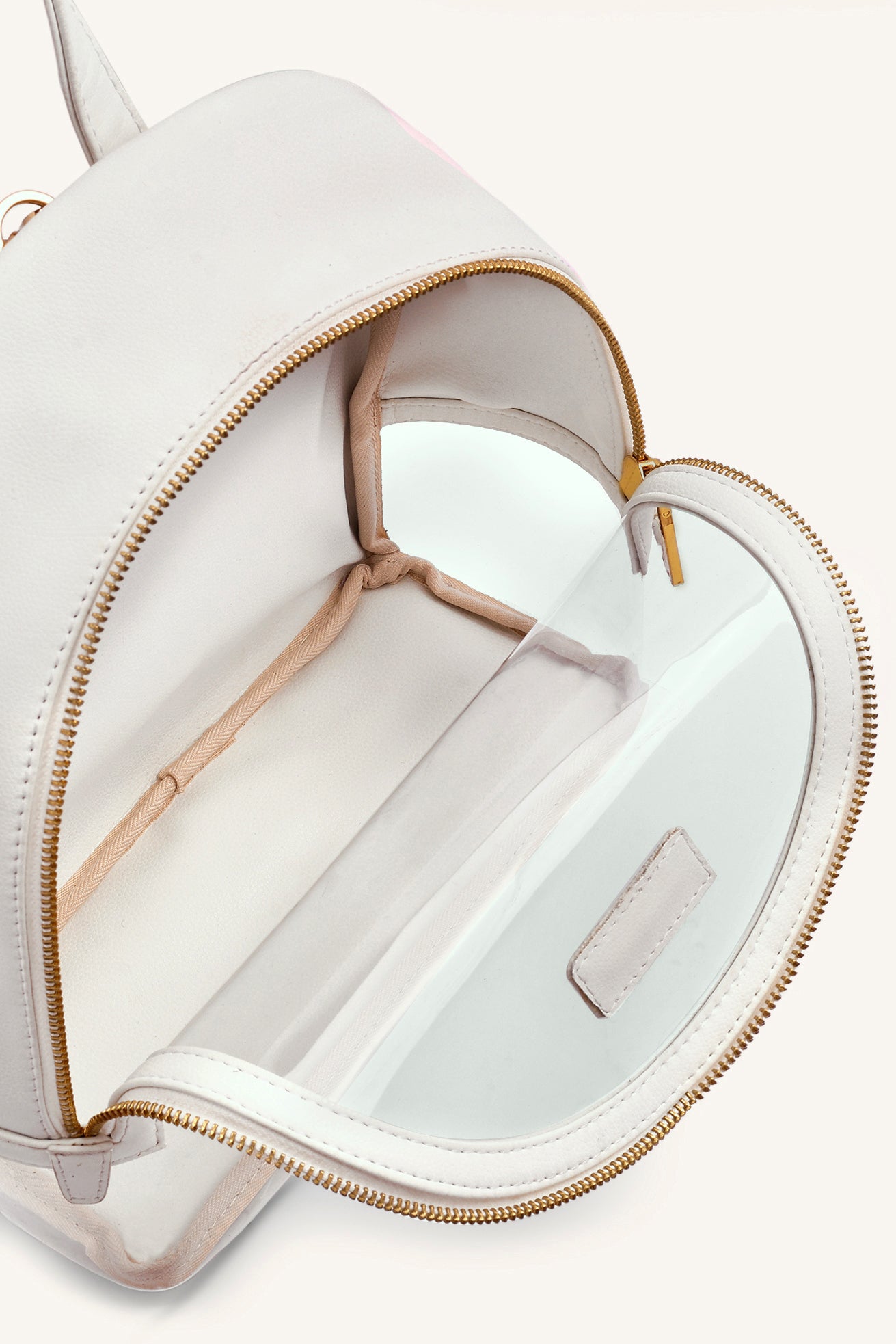 Francine Clear Backpack - Ivory