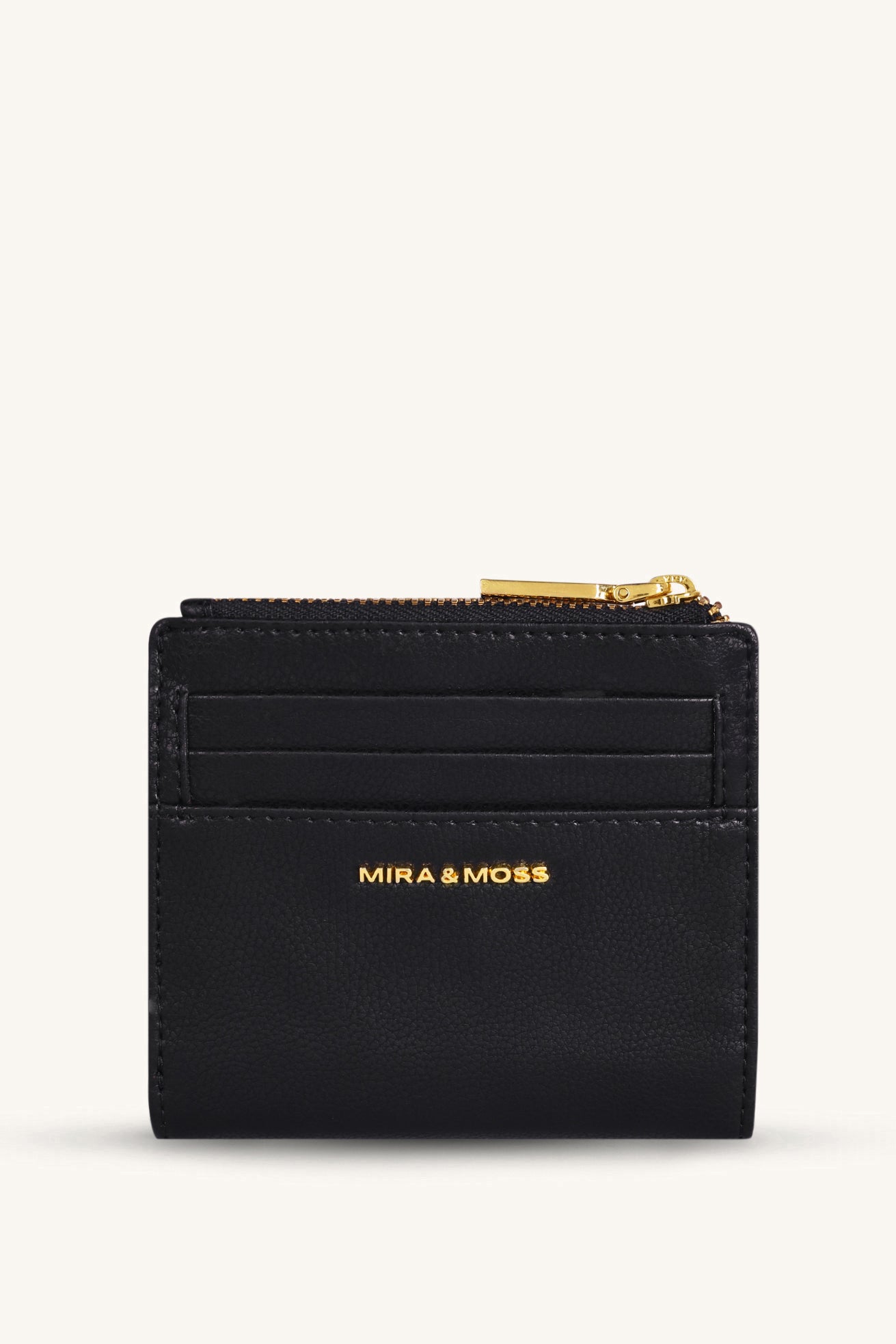 Regina Compact Wallet - Black