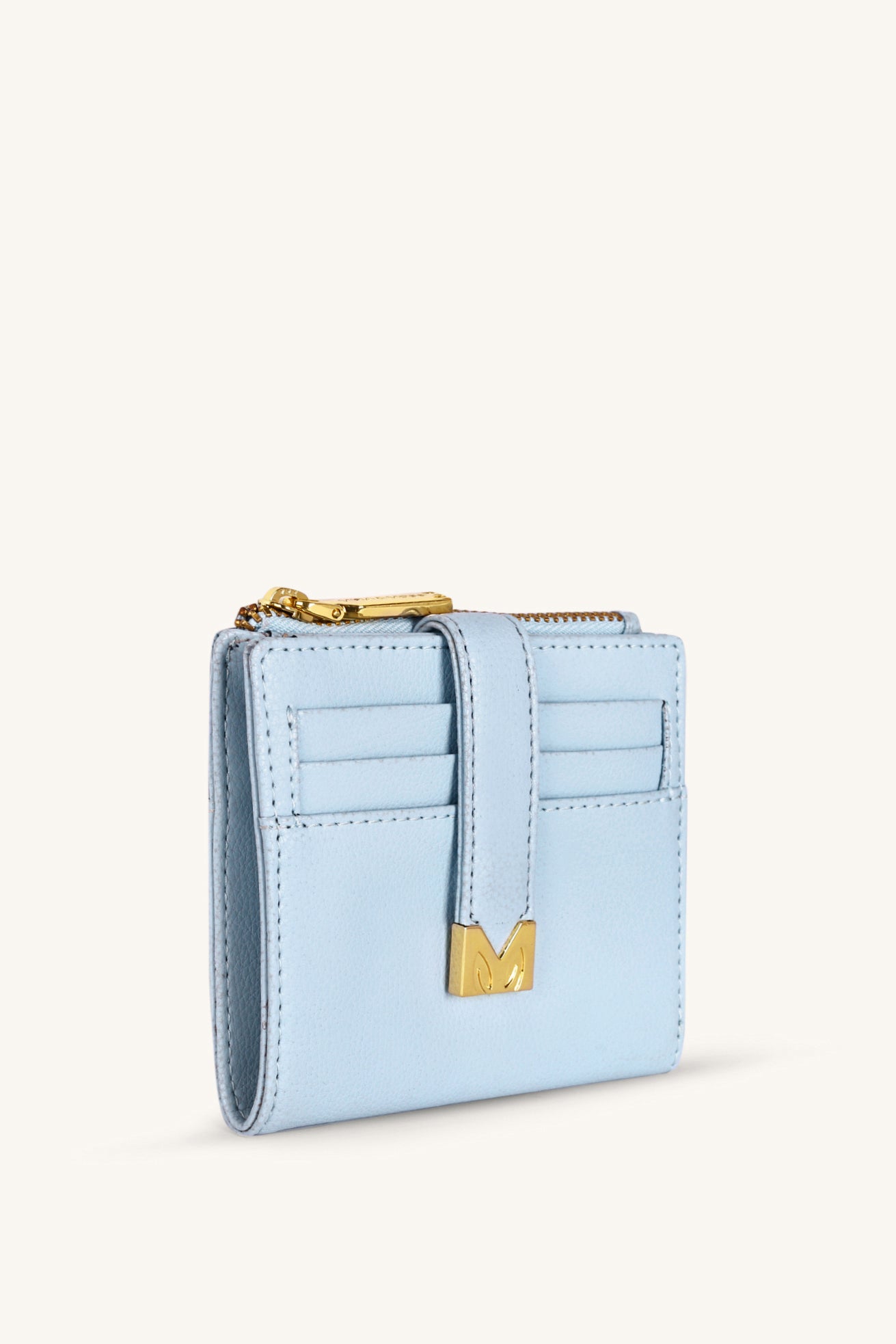 Regina Compact Wallet - Ice Blue
