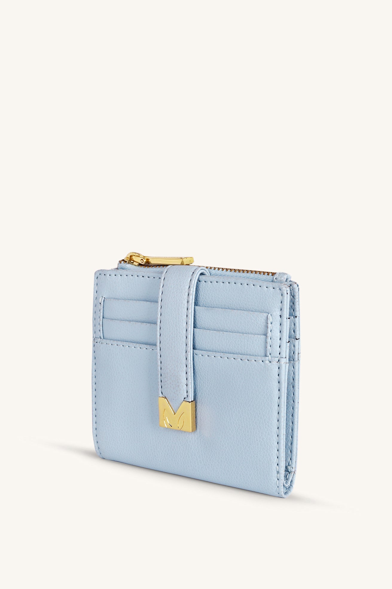 Regina Compact Wallet - Ice Blue