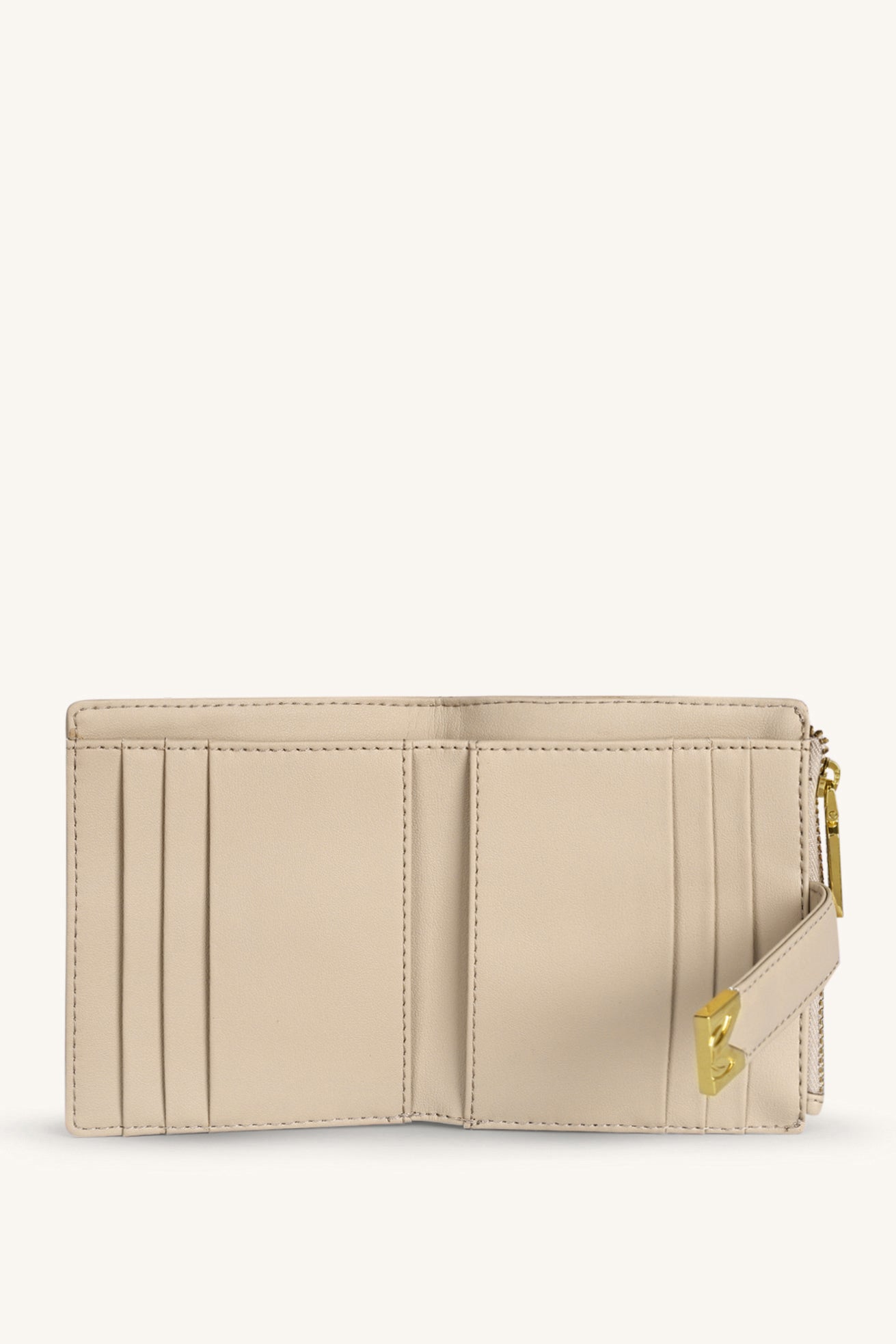 Regina Compact Wallet - Light Taupe