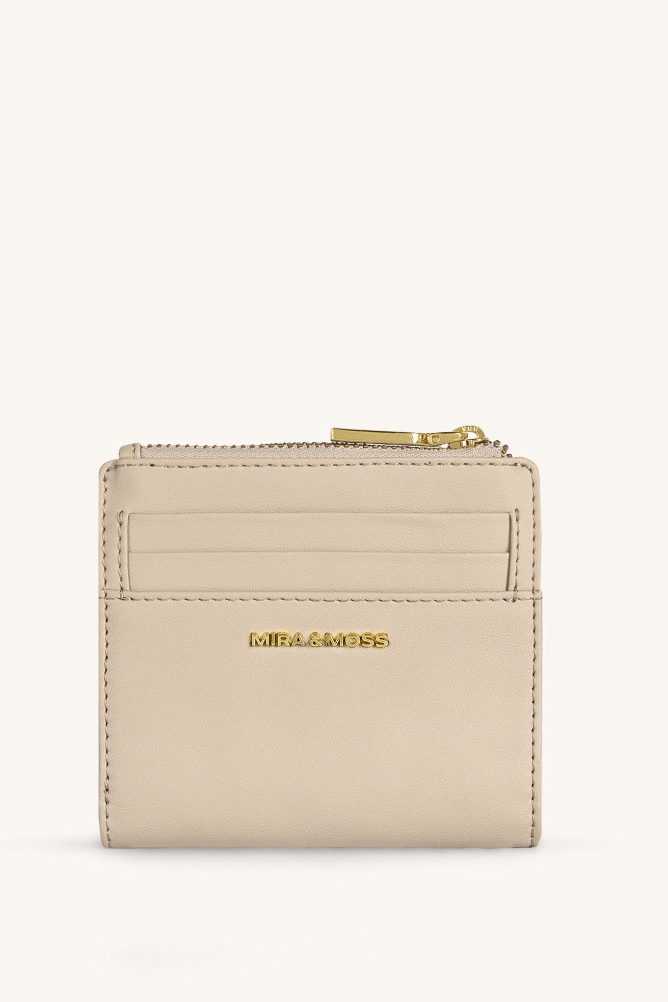 Regina Compact Wallet - Light Taupe