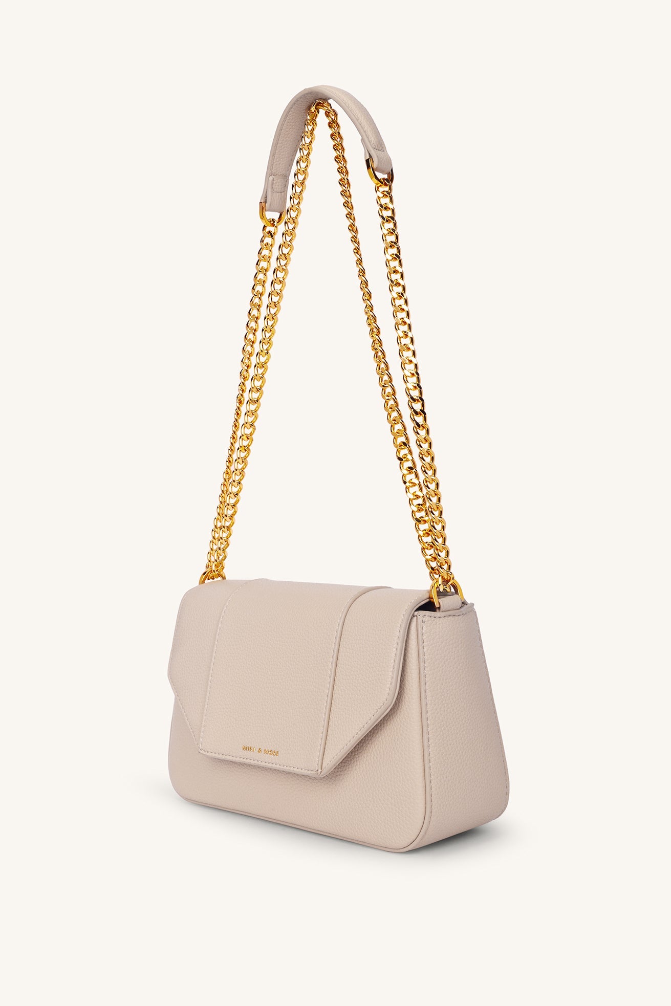 Aveline Flap Crossbody - Pearl