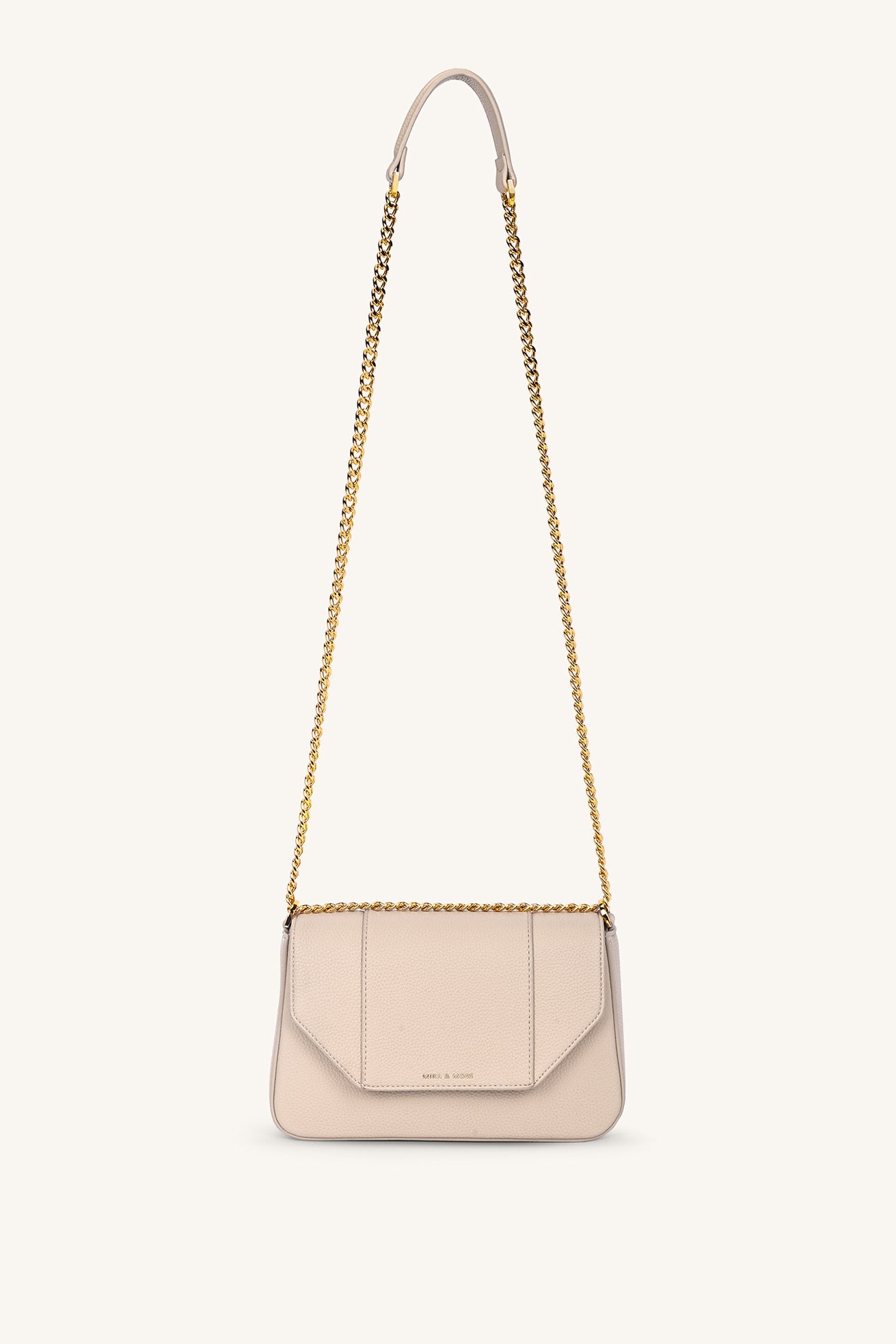 Aveline Flap Crossbody - Pearl