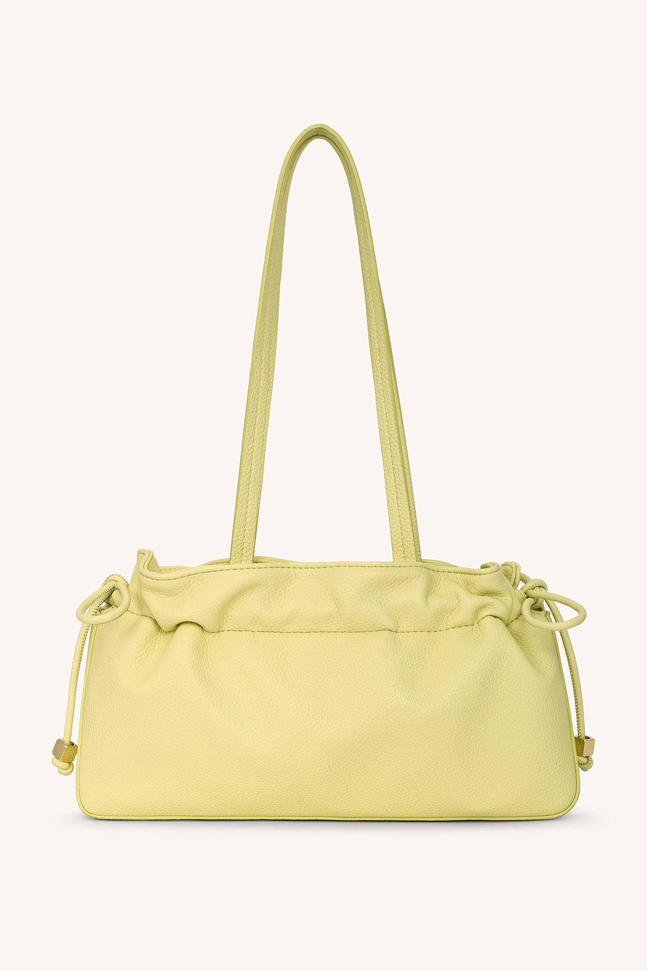 Solene Drawstring Shoulder Bag - Pearl