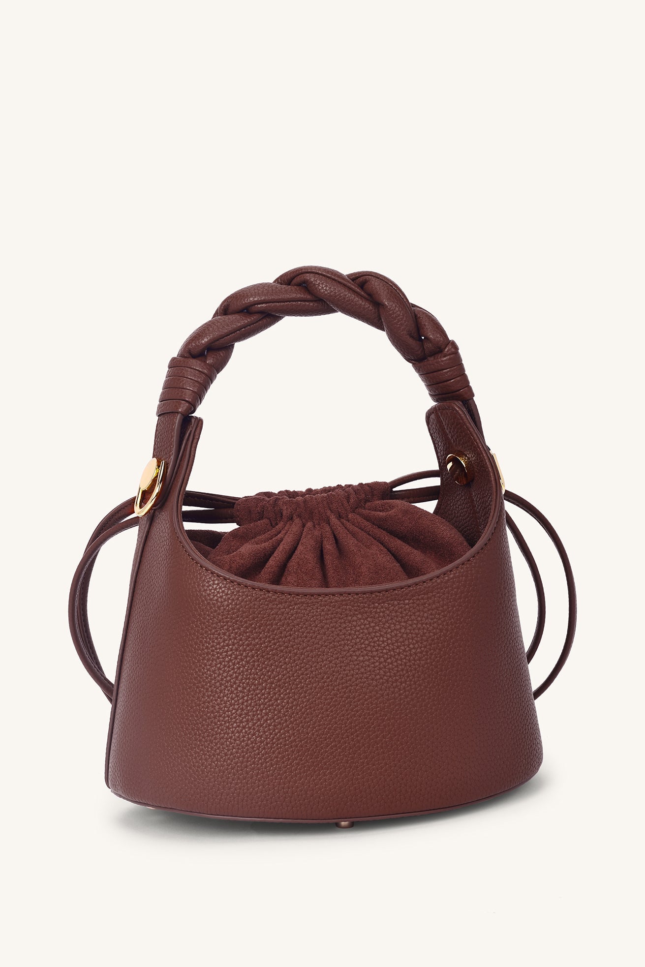 Mocha Knot Bucket Bag - Cocoa Umber