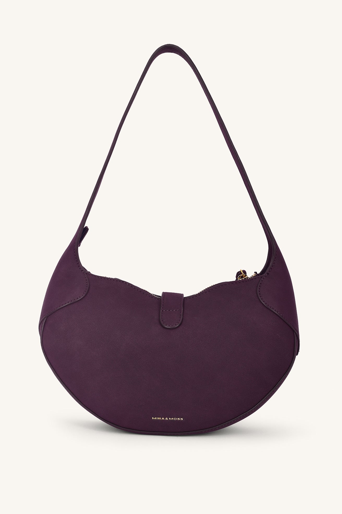 Ravenne Studded Shoulder Bag - Garnet